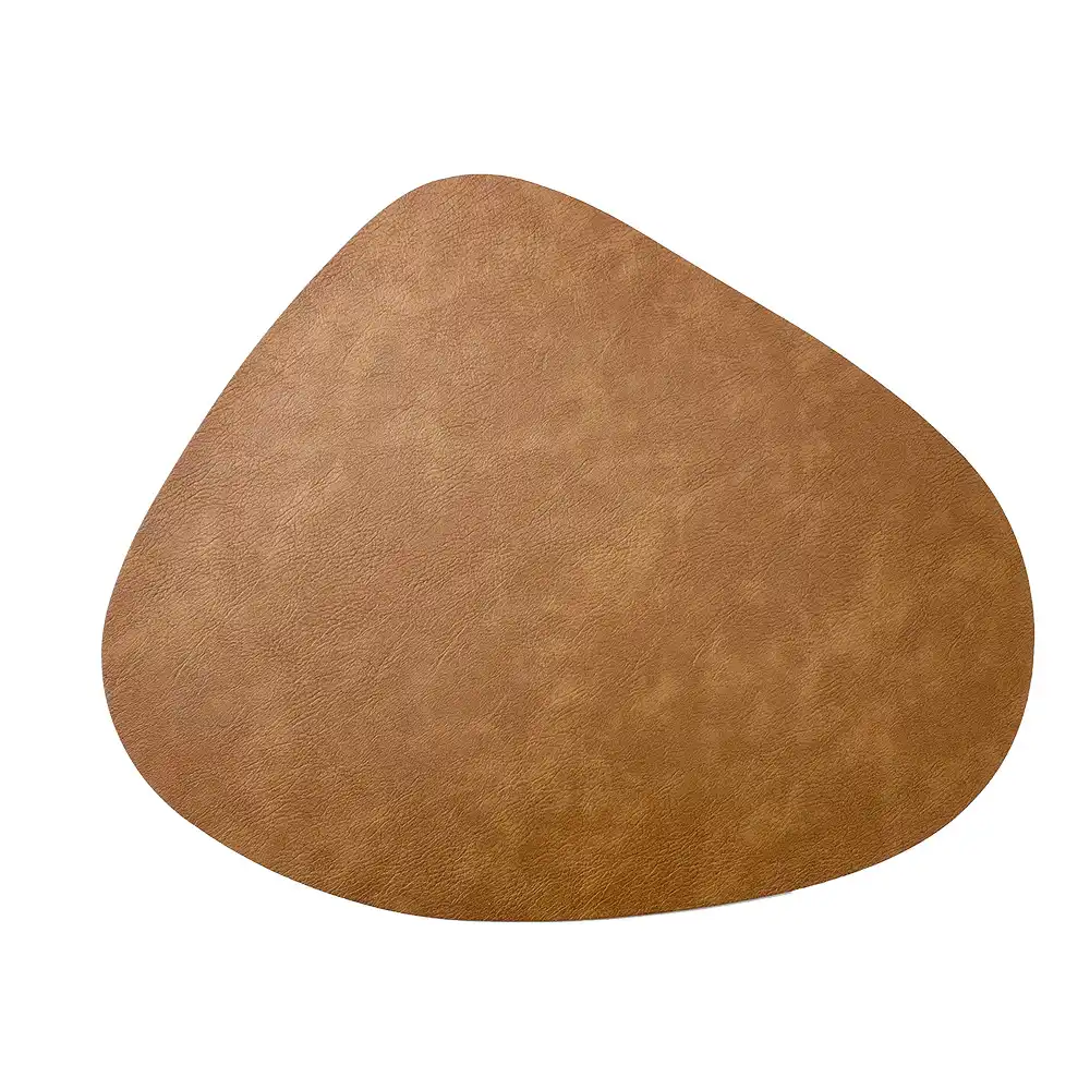 Wholesale Nordic Tear-Drop PU Leather Table Mats for Hotels5
