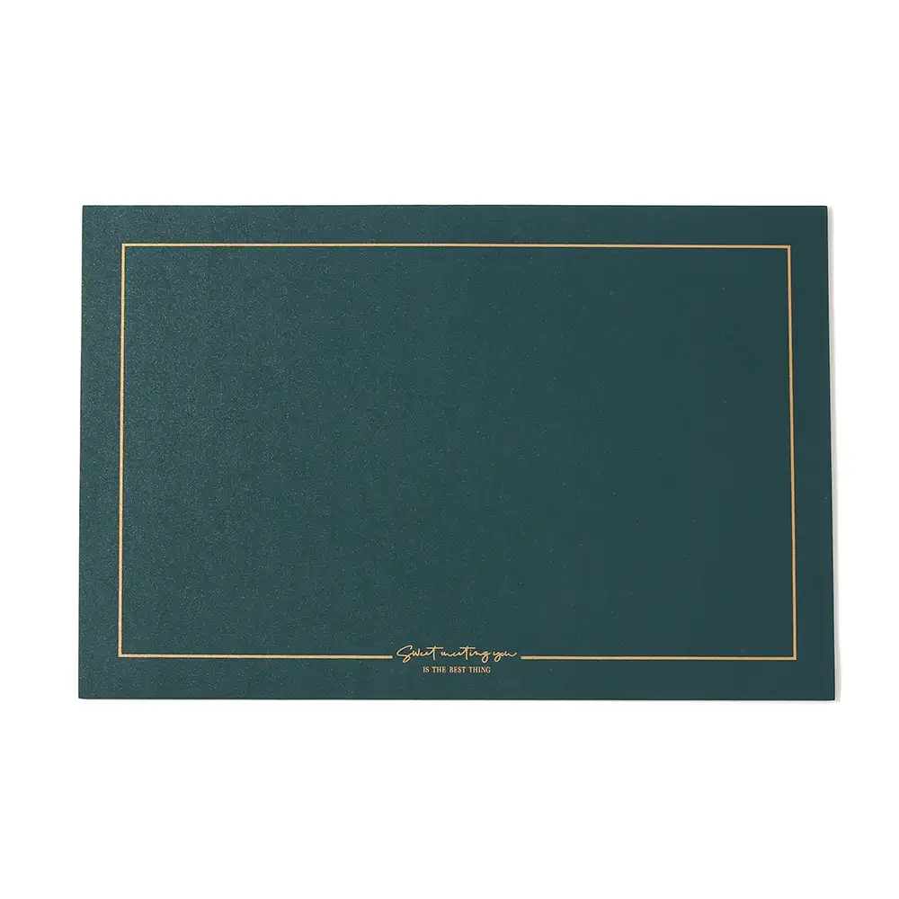 Wholesale Double-Layer PU Leather Table Mats for Hotels