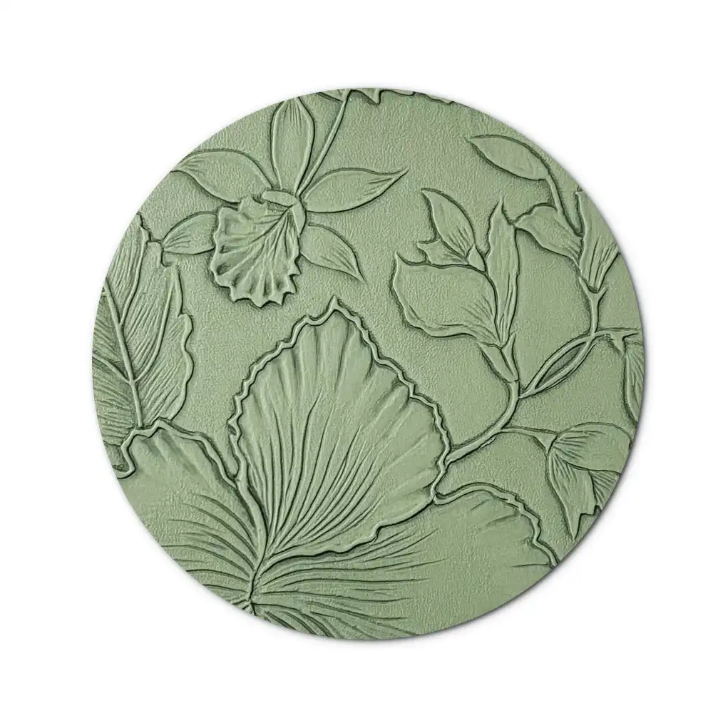 Wholesale custom logo genuine leather desktop coasters | Anti-slip and waterproof5