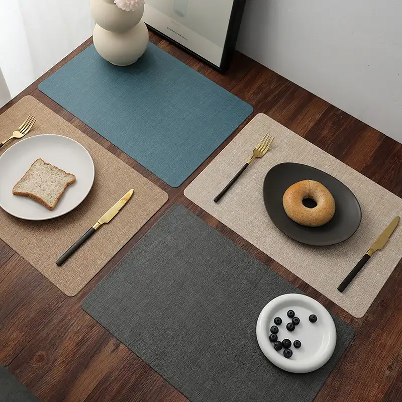 Wholesale Wipe-Clean PVC Placemats for Restaurants2