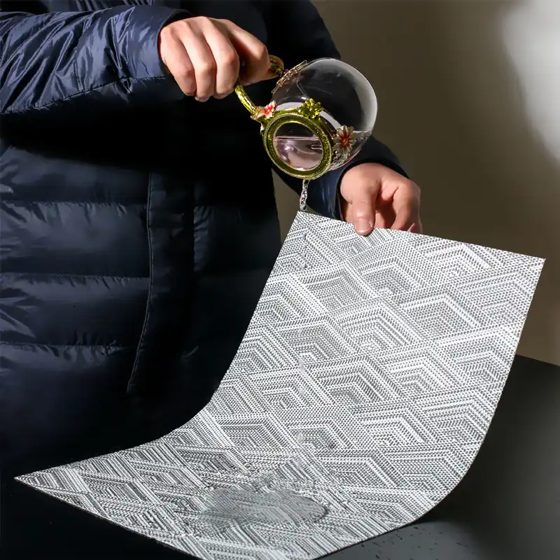 3D corrugated PVC table mat wholesale in stock3
