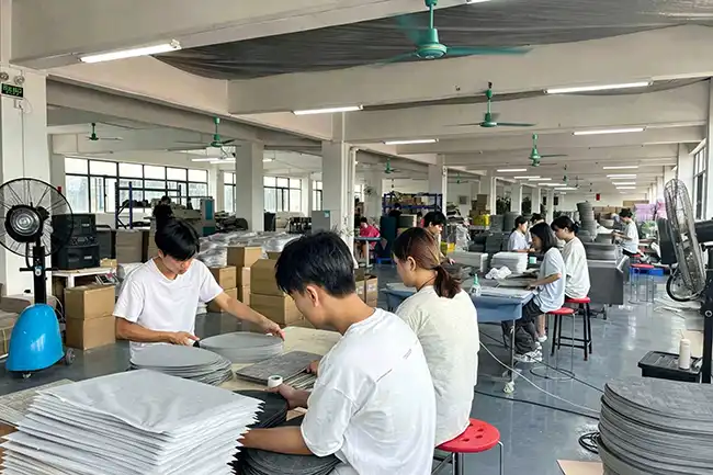 JC leather product factory in Guangzhou