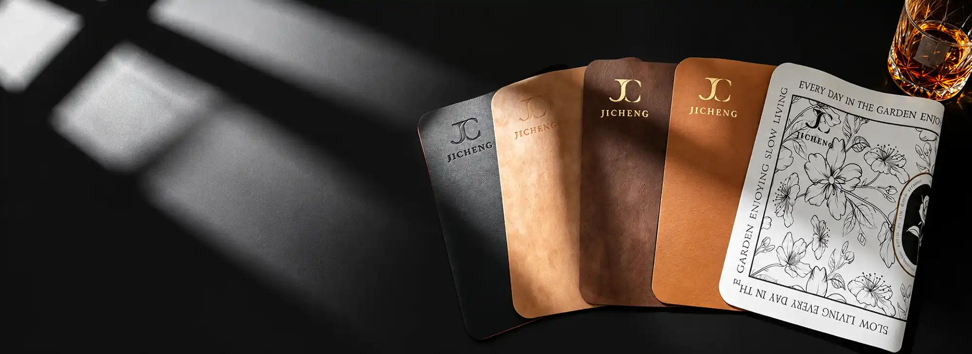 Custom Leather Placemats & Coasters
