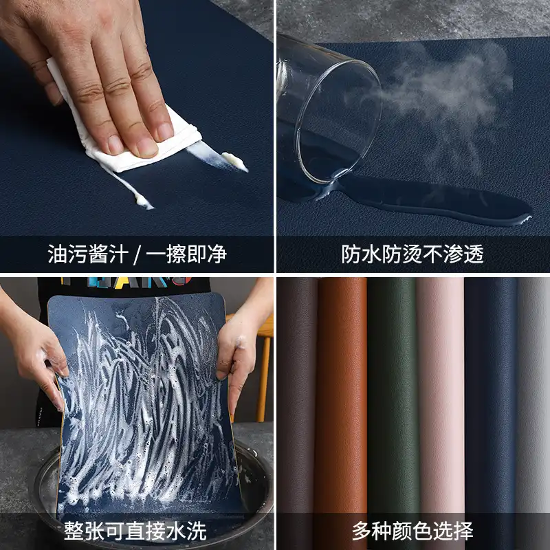Wholesale Reversible PU/PVC Leather Table Mats for Hotels3