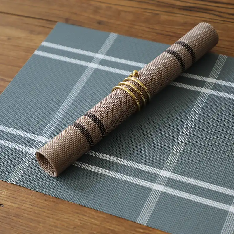 Wholesale Striped Teslin Placemats for Restaurants2