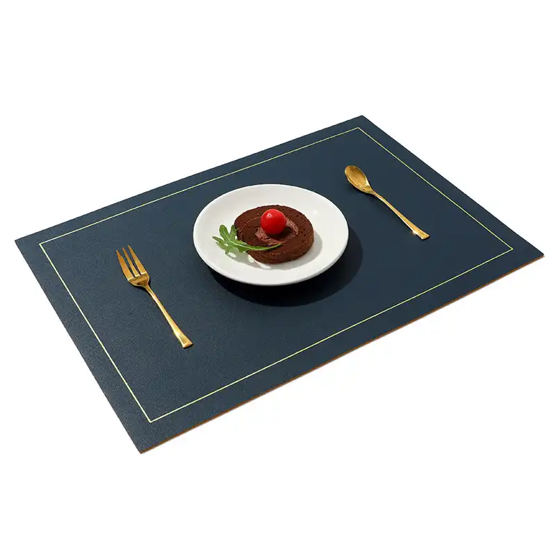 Nordic Solid Color PU Leather Table Mats | Waterproof5