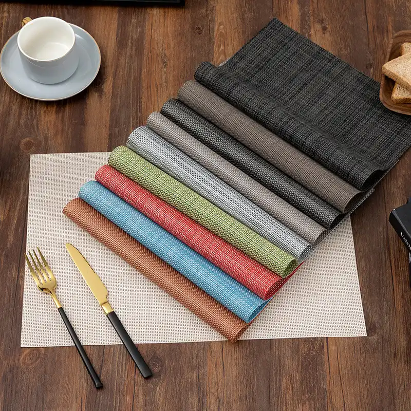 Wholesale Teslin table mats for restaurants and cafes3