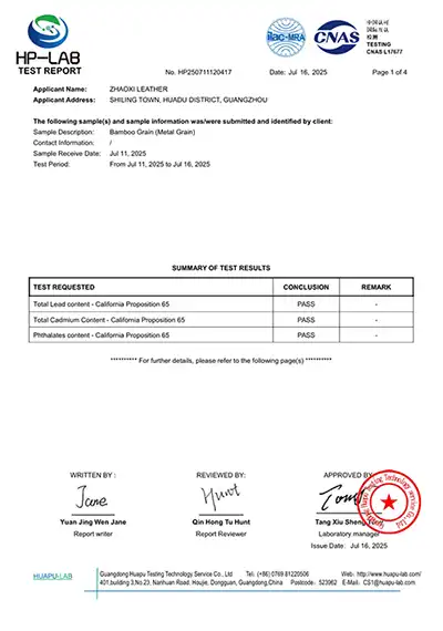 CA65 Certificate