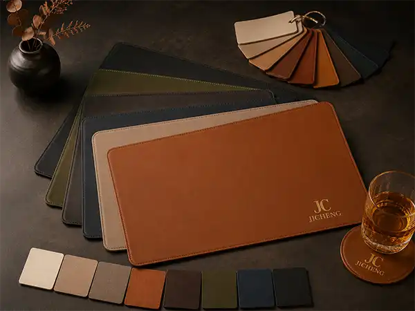 Custom color PU leather placemats