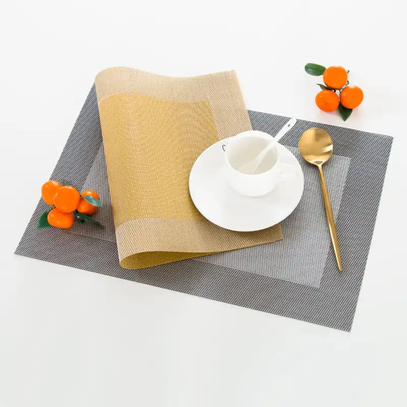 Modern minimalist PVC placemats for kitchen and restaurant wholesale2