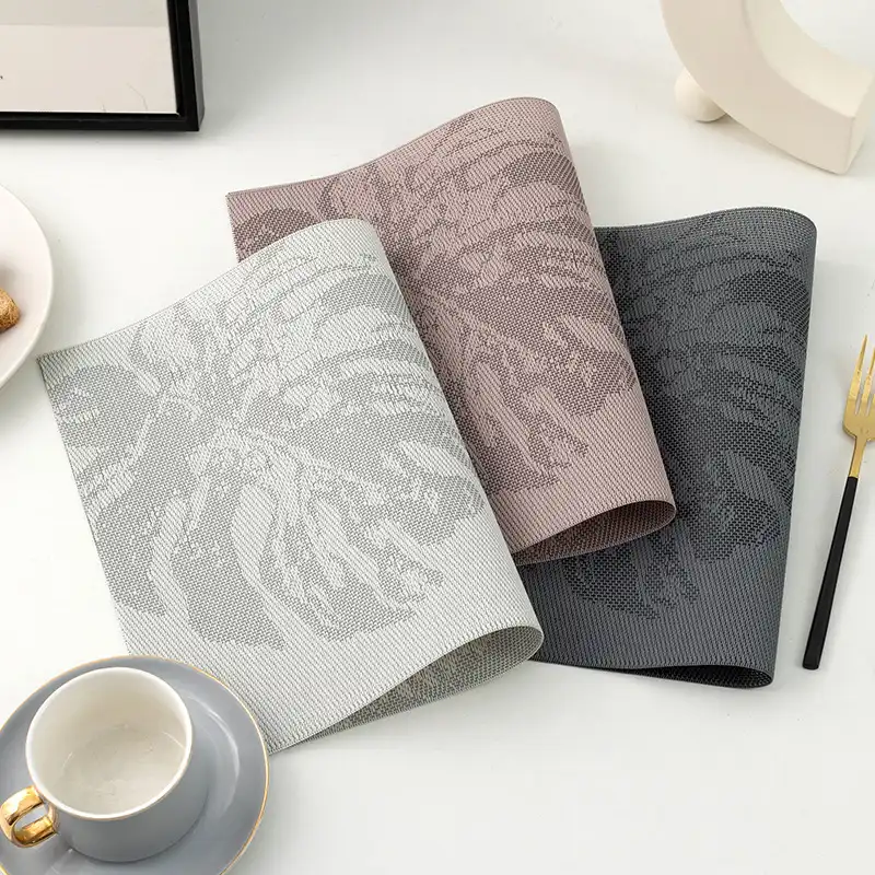 Wholesale Banana Leaf PVC Mats for Hotels & Cafes2