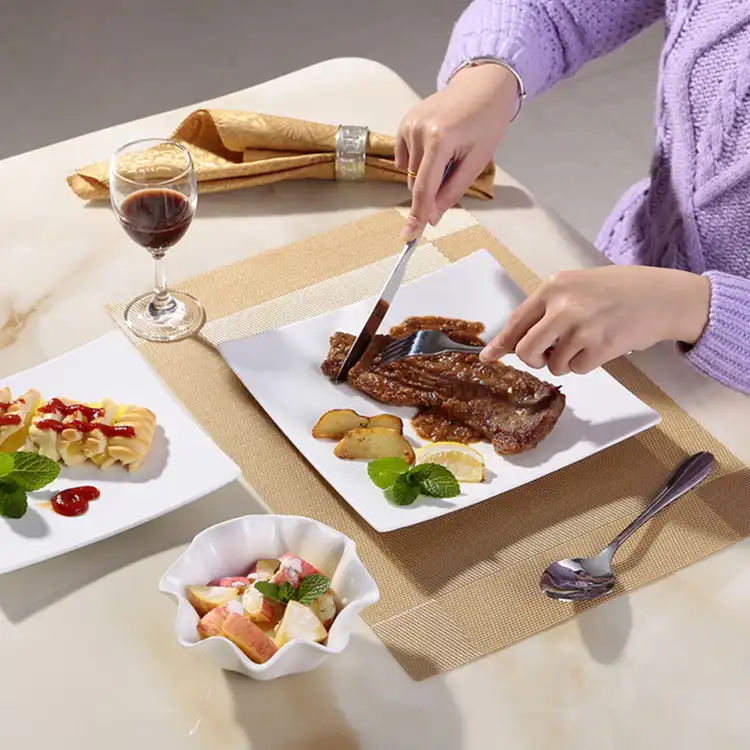 Wholesale easy-to-clean mesh placemats | Heat resistant3