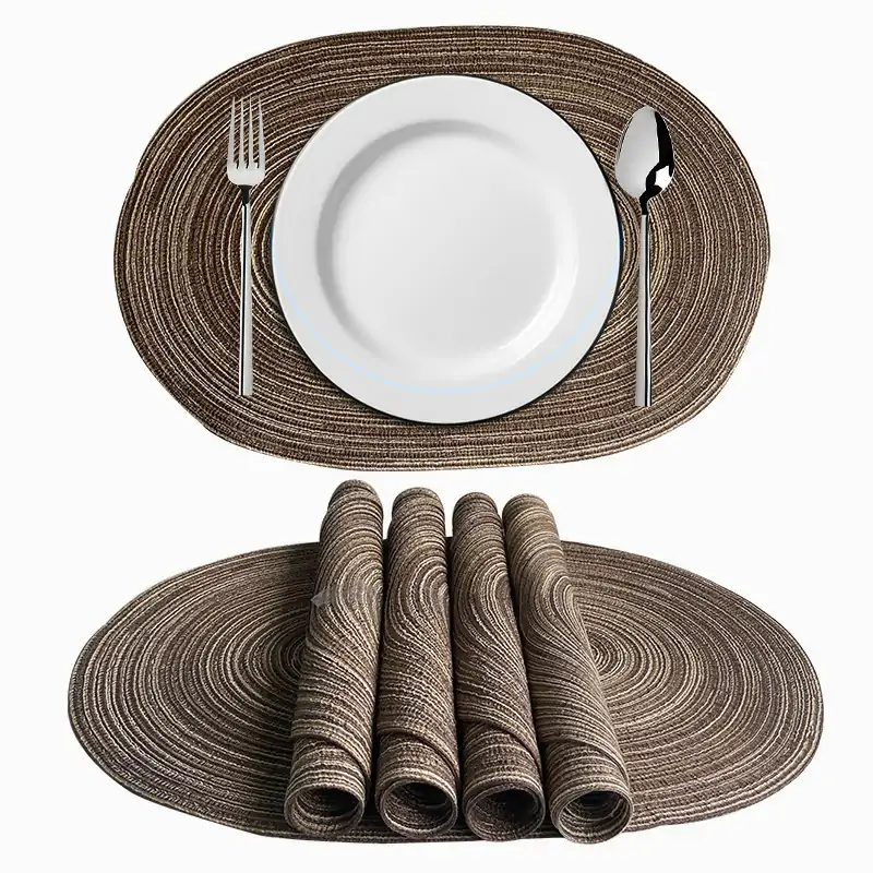 Oval Woven Cotton Placemat2