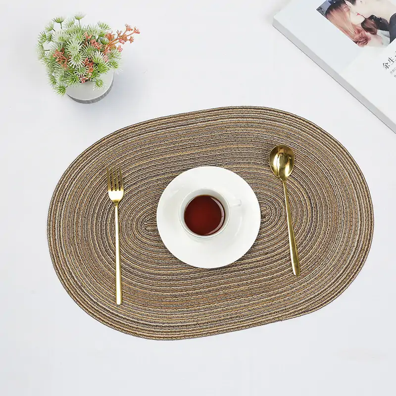 Oval Woven Cotton Placemat