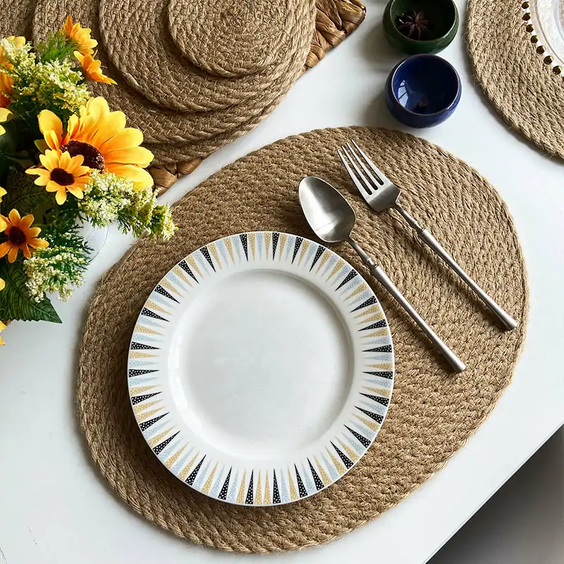 Natural Braided Jute Placemat3