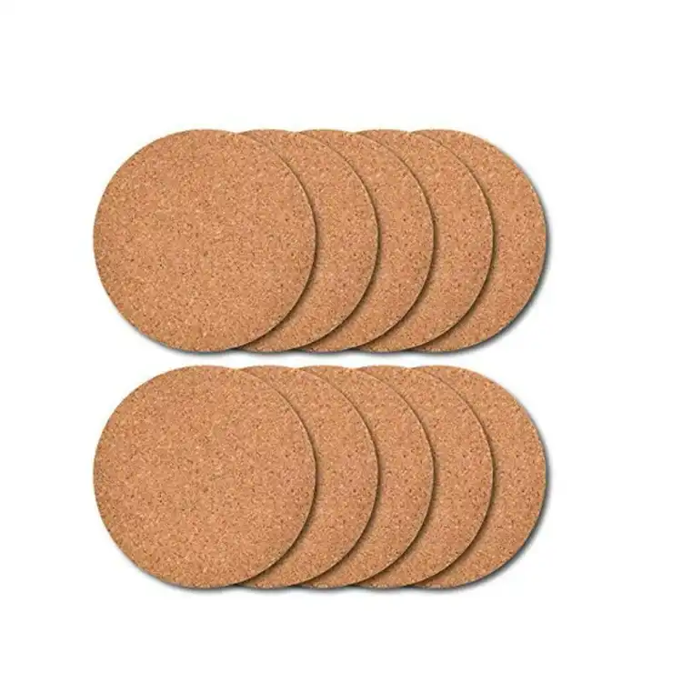 Round and square ceramic cork coasters | Heat-resistant placemats3