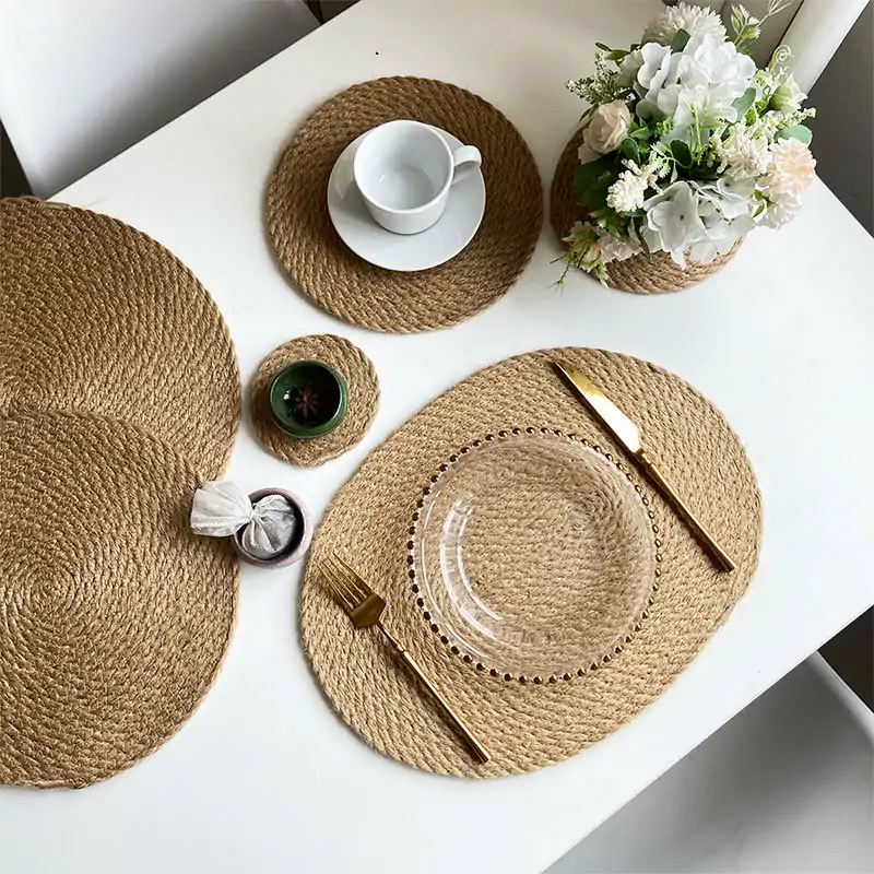 Natural Braided Jute Placemat