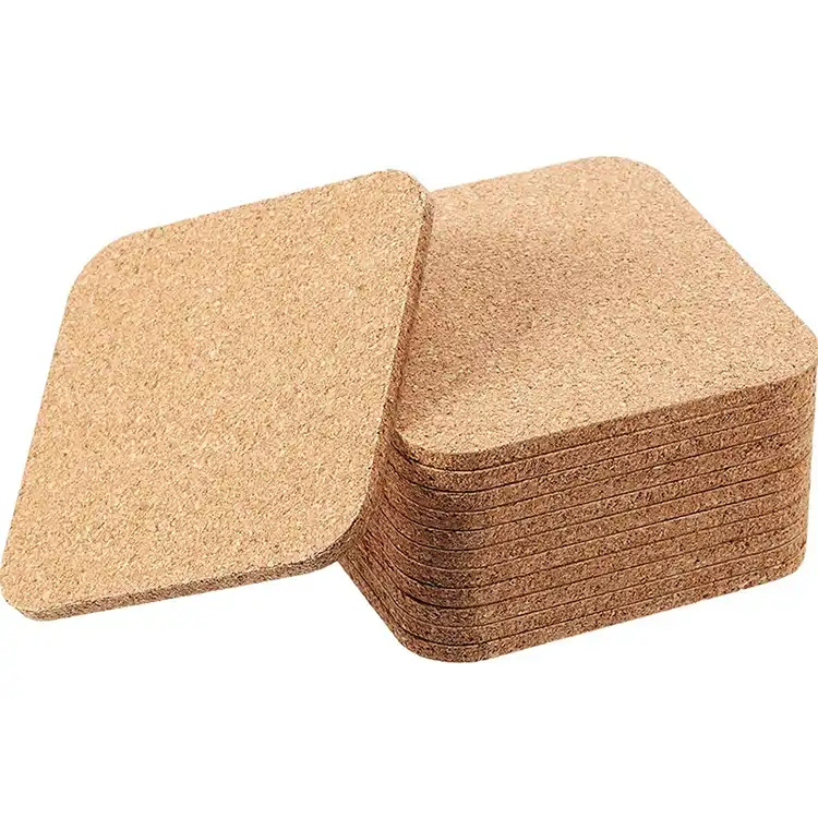 Round and square ceramic cork coasters | Heat-resistant placemats2