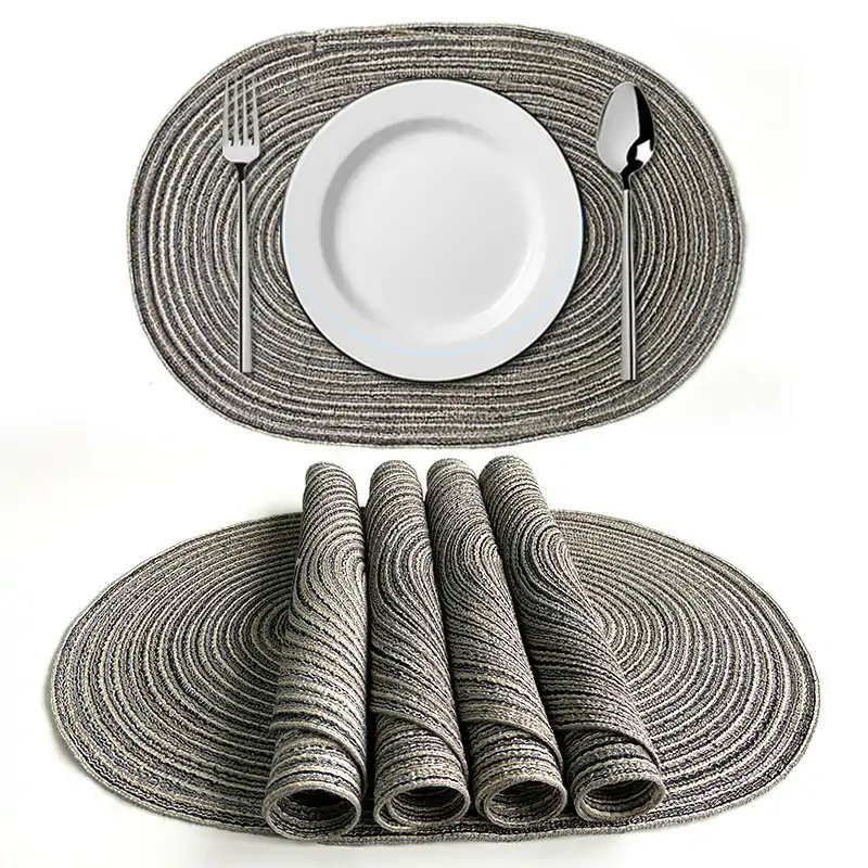Oval Woven Cotton Placemat3