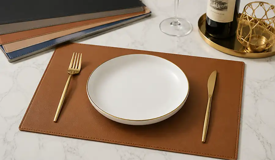 Leather placemat article - Leather Placemat Material Guide: Choosing the Right Material for Your Business