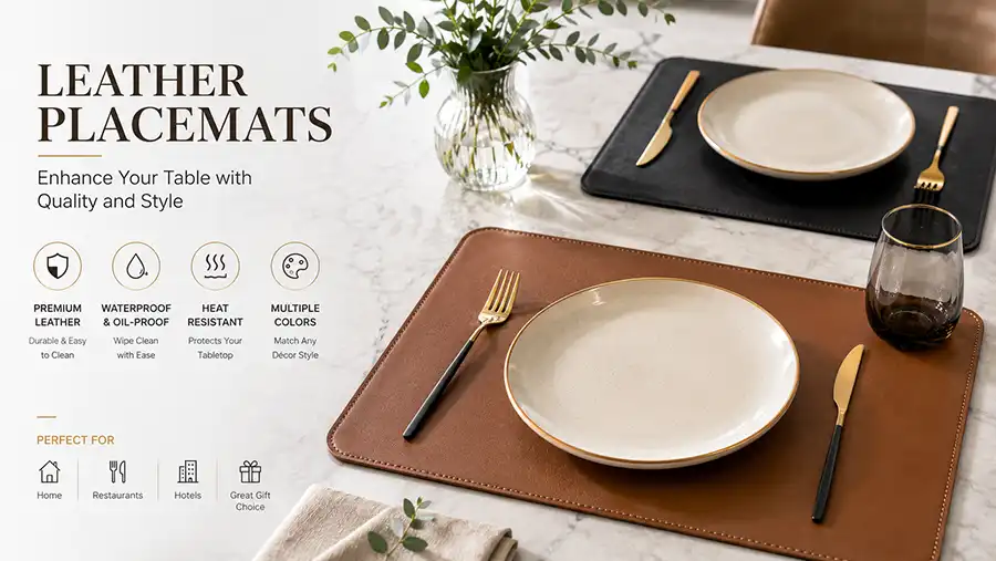 How to Choose a Leather Placemat Manufacturer