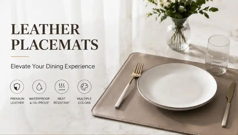 PU Leather vs PVC Leather Placemats